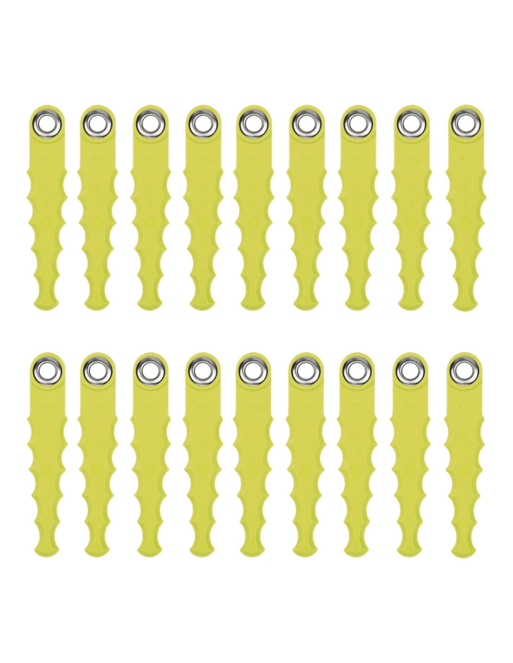 THTEN AF-100 Trimmer Replacement Blades Compatible with Black & Decker GH600,GH610,GH900,GH912 Edger Grass Trimmers 18 Pack Yellow