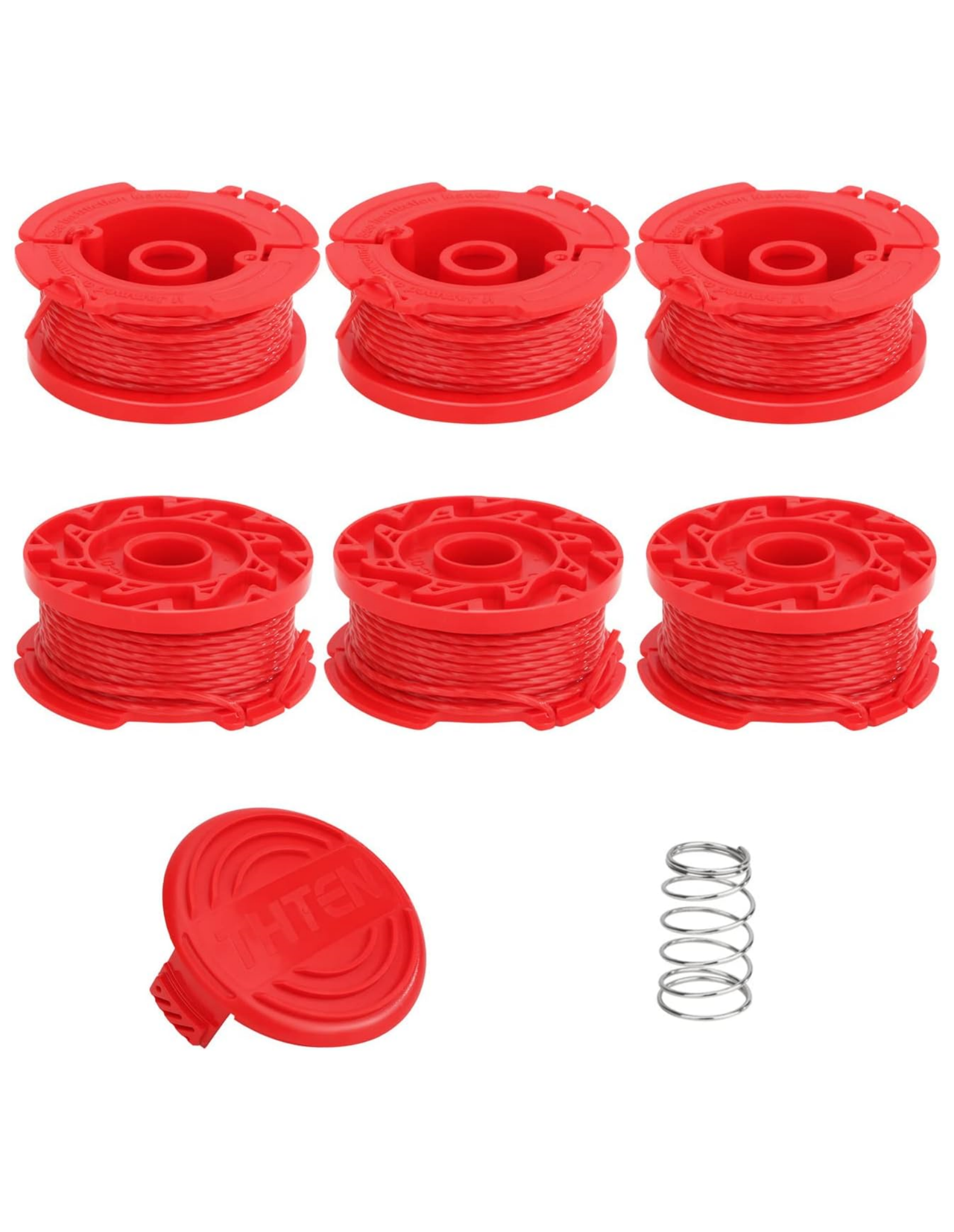 THTEN CMZST0803 CMZST080 String Trimmer Spool Line 20Ft 0.080 Compatible with Craftsman CMCST910M,CMCST910M1 Series weedwacker String Trimmers CMZST120SC Cap 8 Pack