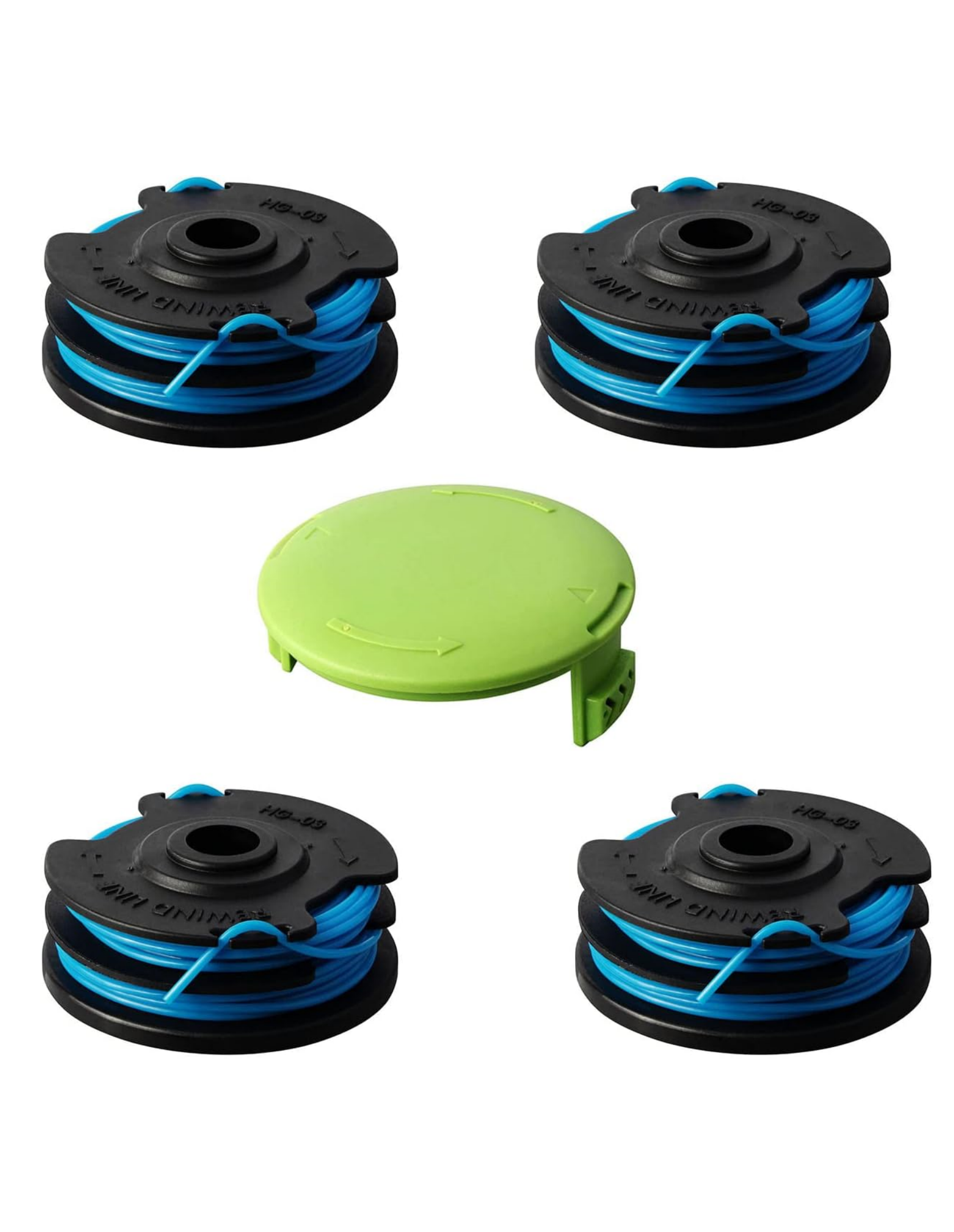 THTEN 71-99006 Weed Eater Spools Compatible with Craftsman 71-30378 71-30383 71-98981 71-98982 CMCST900D1 Type 1, CMESTE920 Cordless String Trimmer 0.065 inch Dual Line Auto Feed Replacement Spool