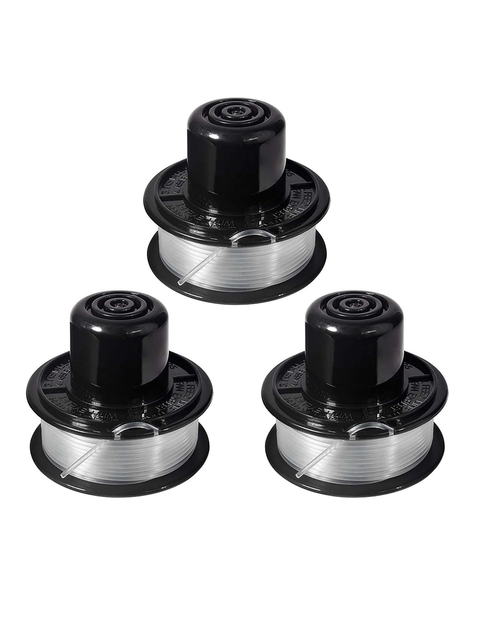 THTEN RS-136 Trimmer Spool Line Compatible with Black Decker 20ft 0.065" RS-136-BKP CST800 GE600 ST1000 ST200 ST300 ST3000 ST400 ST4000 ST4400 ST4500 ST5000 ST6800 Auto Feed Spool Edger Refills