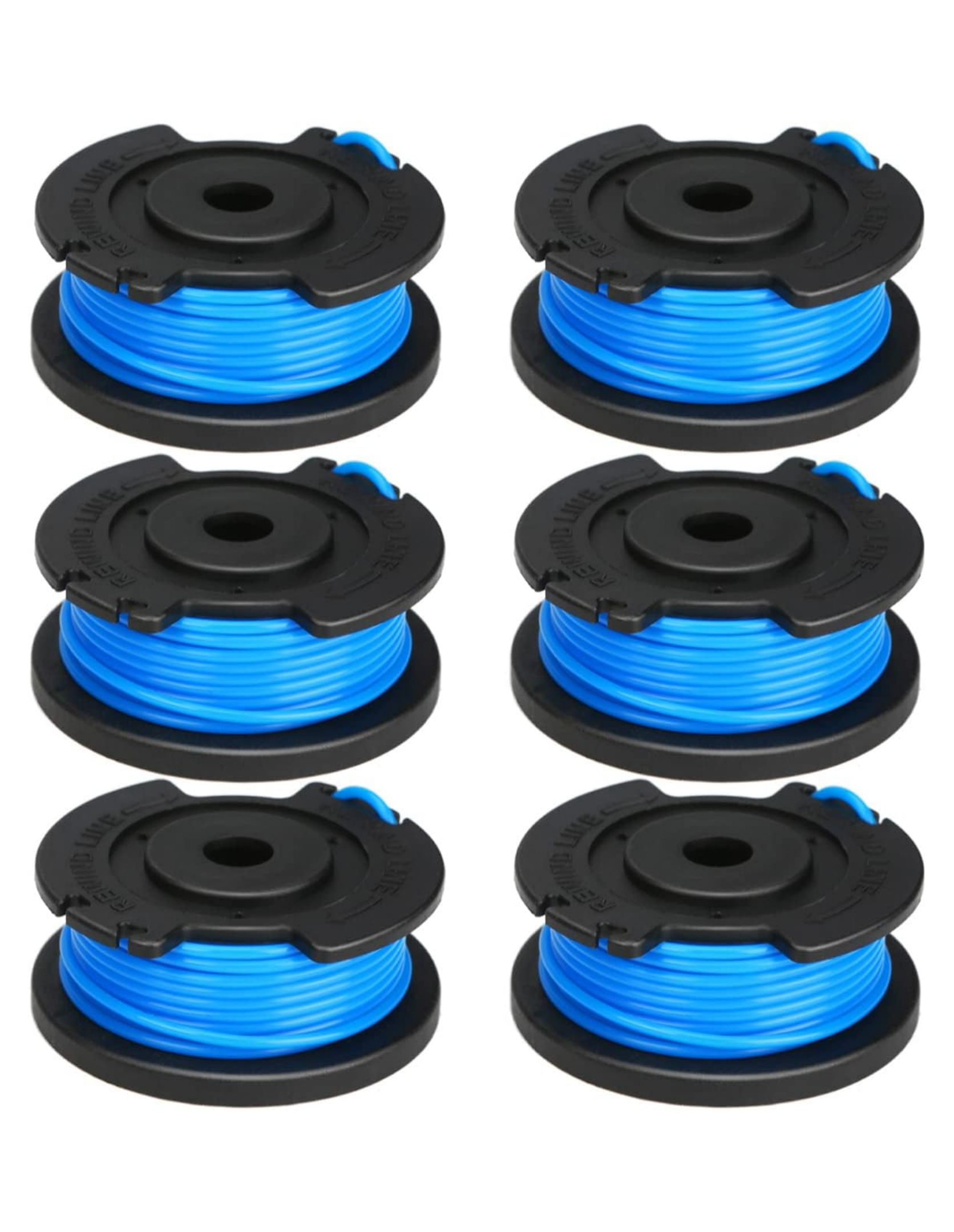 THTEN 88524 Trimmer Spool Line Compatible with 0.065" Toro 51484 51486 51487 88506 16ft Single Line String Trimmer Spool 6 Pack