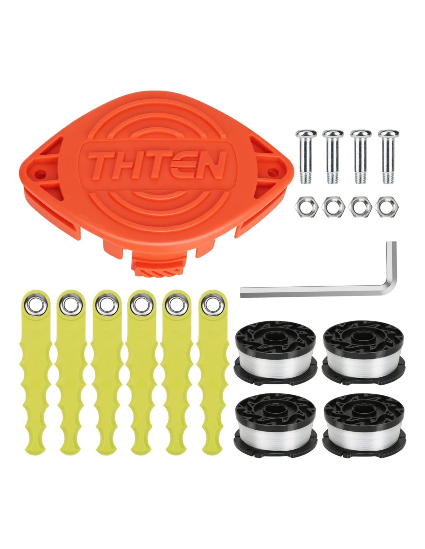 THTEN AF 100 Trimmer Blades Head Compatible with Black Decker GH600