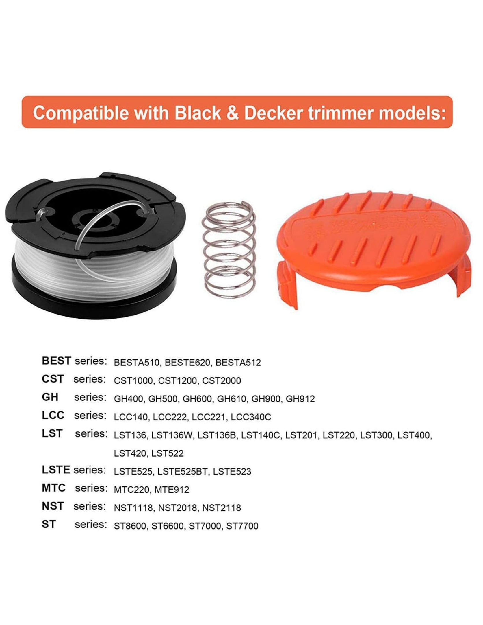 Fyange Ersatzspule Für Black And Decker AF-100 It Rasentrier-Spule