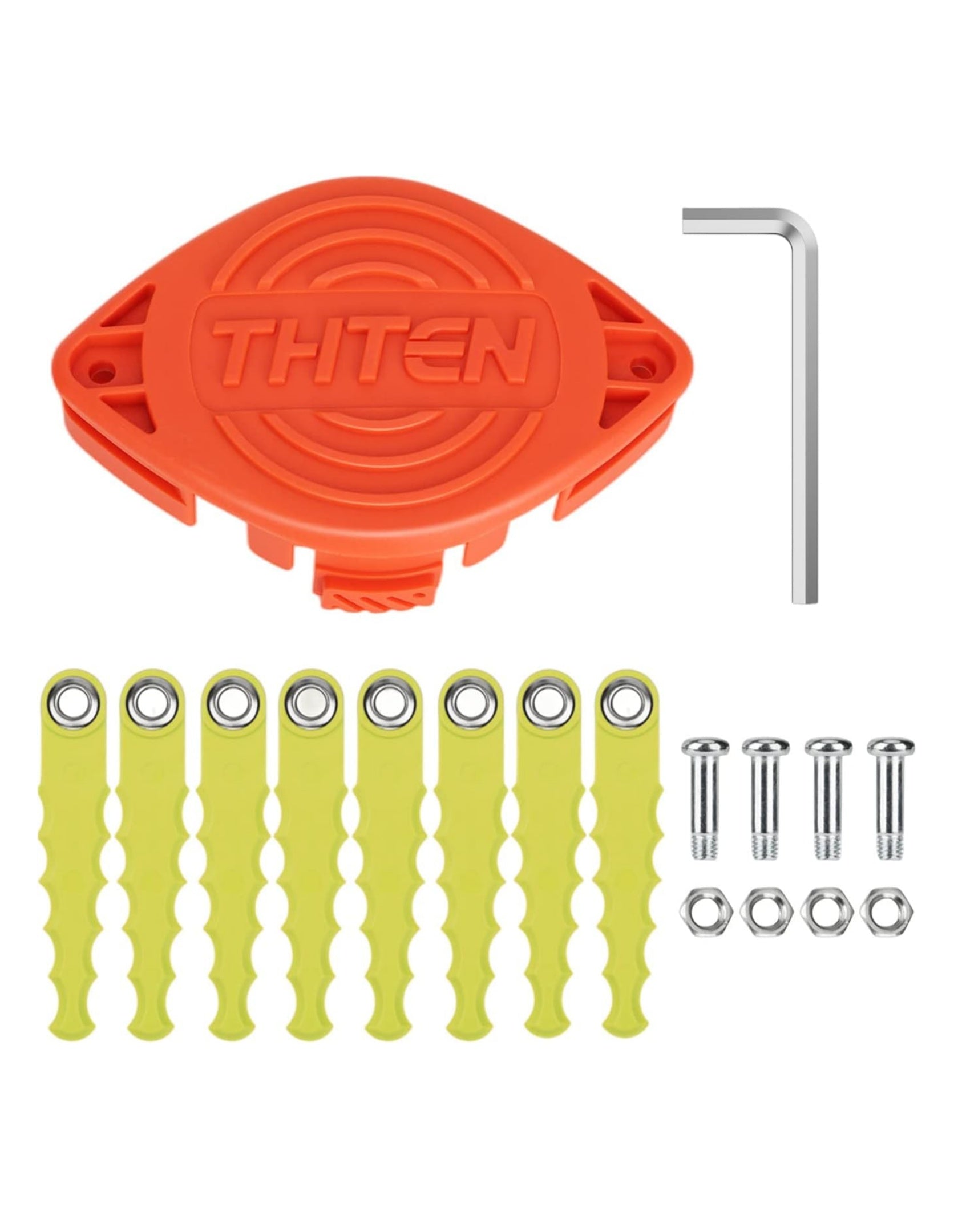 THTEN AF-100 Trimmer Blades Head Compatible with Black & Decker GH600,GH610,GH900,GH912,ST6600,ST7000,ST7700,NST1118,NST2118,LST220,LST300,LST400,LST420 Edger Grass Trimmers 18 Pack